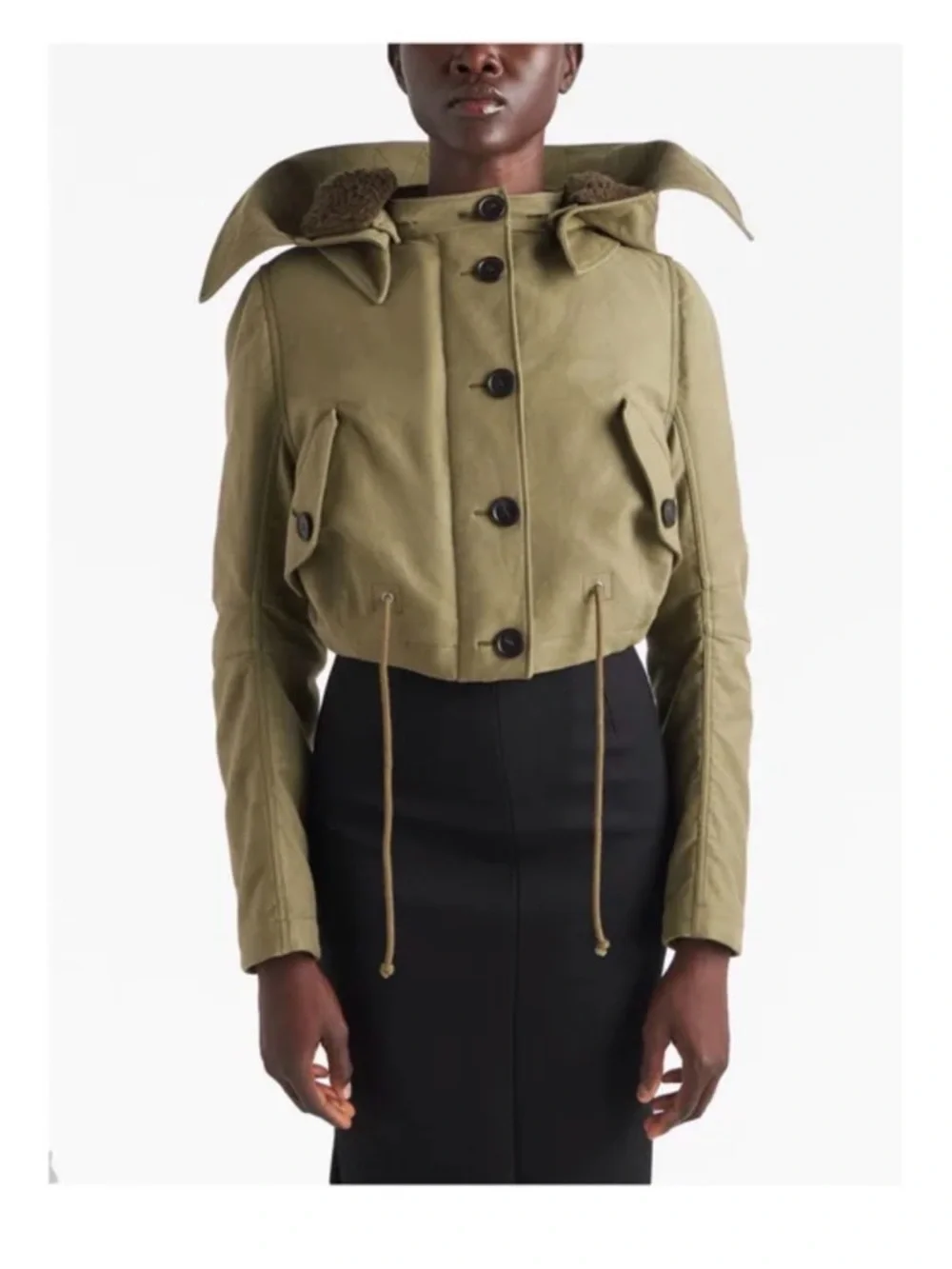 Prada Military Green Fall / Winter 2023
Jacket With Hood by raf Simons for Prada - Picture 2 of 9